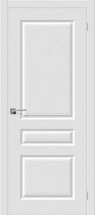 Межкомнатная дверь Скинни-14, глухая, белый