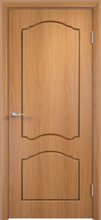 Межкомнатная дверь ПВХ Лилия, глухая, миланский орех