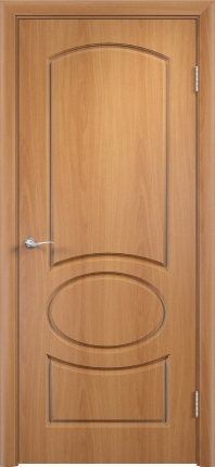 Межкомнатная дверь ПВХ Неаполь, глухая, миланский орех
