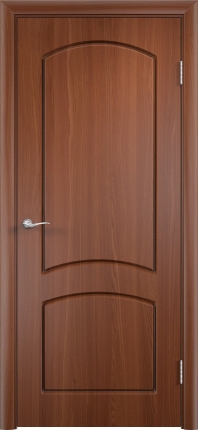 Межкомнатная дверь ПВХ Кэролл, глухая, итальянский орех
