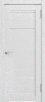 Межкомнатная дверь LH-6, остеклённая, белый снег