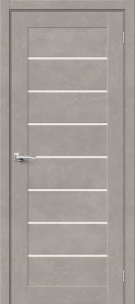 Межкомнатная дверь Браво-22, глухая, Gris Beton