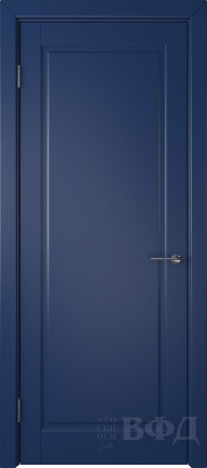 Межкомнатная дверь Гланта, глухая, синий