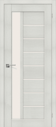 Межкомнатная дверь Порта-27, остеклённая, Bianco Veralinga
