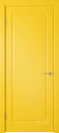 Межкомнатная дверь Гланта, глухая, желтый