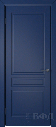 Межкомнатная дверь Стокгольм, глухая, синий