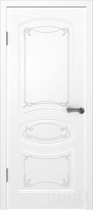Межкомнатная дверь Версаль, фабрики ВФД глухая, белый