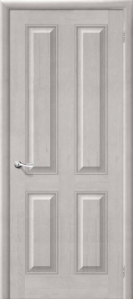Межкомнатная дверь М 15, глухая, белый воск