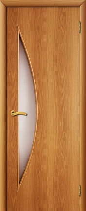 Межкомнатная дверь Парус, остеклённая, миланский орех